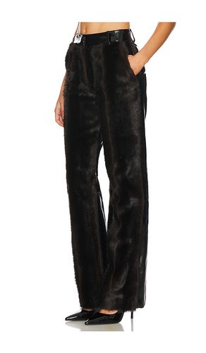 Barberini Faux Fur Pant in . Size 0, 4, 6 - AKNVAS - Modalova