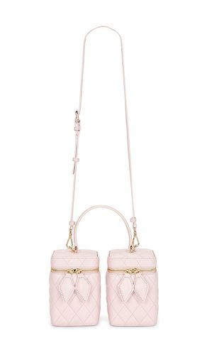 Rox mini quilted leather double box bag in color pink size all - AKNVAS - Modalova