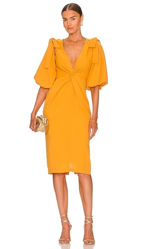 Vestido zuna en color amarillo talla XS en - Yellow. Talla XS (también en M) - Andrea Iyamah - Modalova