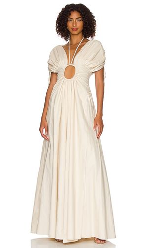 Vestido xena en color ivory talla S en - Ivory. Talla S (también en XS) - Andrea Iyamah - Modalova