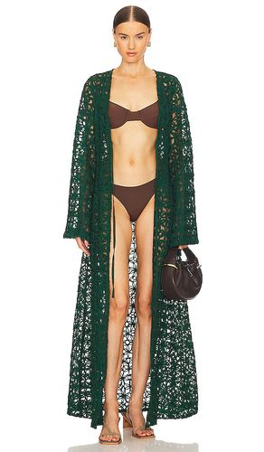 Kimono de encaje ndu en color verde oscuro talla L en - Dark Green. Talla L (también en S, XS) - Andrea Iyamah - Modalova