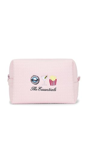 Snack time waffle pouch in color pink size all - Abbode - Modalova