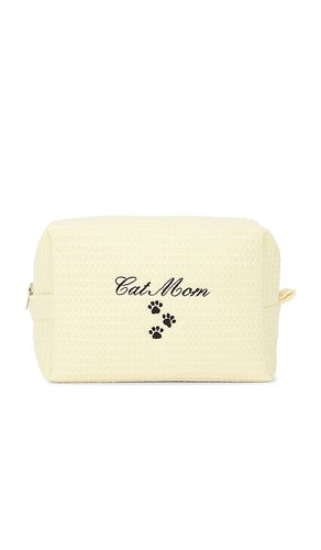 Cat mom waffle pouch in color yellow size all - Abbode - Modalova