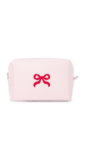 Bow waffle pouch in color pink size all - Abbode - Modalova