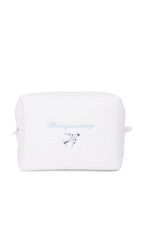 Honeymooning waffle pouch in color white size all - Abbode - Modalova