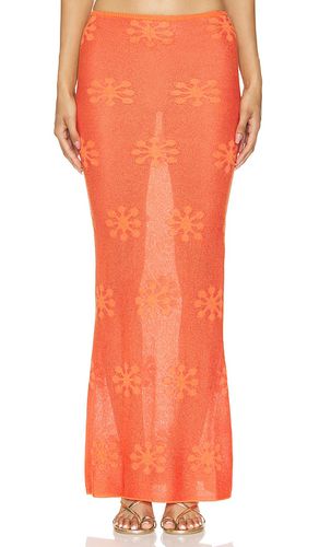 Falda maxi nina en color naranja talla L en - Orange. Talla L (también en M, S, XL, XS) - Asta Resort - Modalova
