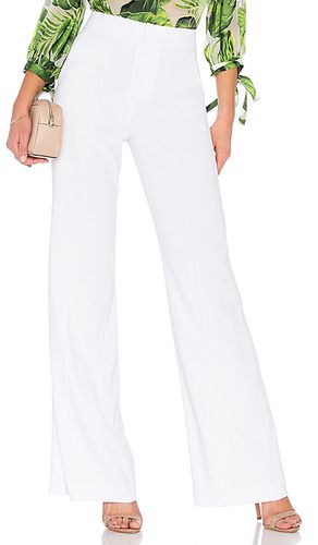 Pantalón dylan en color talla 0 en - White. Talla 0 (también en 10, 12, 14, 2, 4, 6, 8) - Alice + Olivia - Modalova