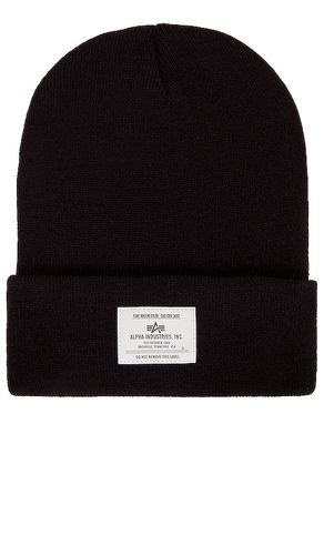 ALPHA INDUSTRIES BEANIE in Black - ALPHA INDUSTRIES - Modalova