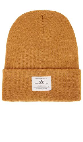 Essential beanie in color brown size all in - Brown. Size all - ALPHA INDUSTRIES - Modalova