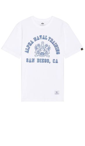 Alpha Naval Base San Diego Tee in . Taglia S - ALPHA INDUSTRIES - Modalova