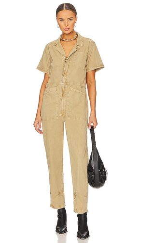 Patch pocket coverall jumpsuit en color bronce talla XS en - Tan. Talla XS (también en S, M, L, XL) - ALPHA INDUSTRIES - Modalova
