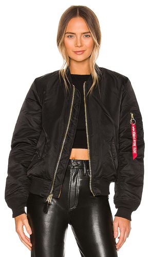 Cazadora ma-1 w en color talla L en - Black. Talla L (también en M, S, XL, XS) - ALPHA INDUSTRIES - Modalova