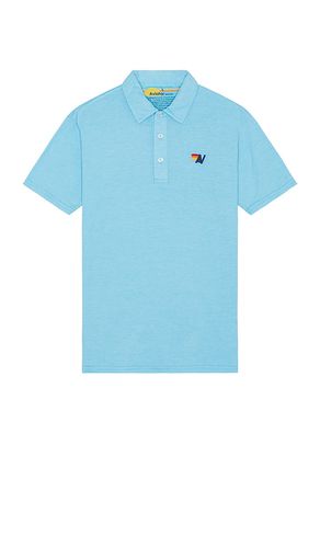 Logo embroidery polo in color baby blue size L in - Baby Blue. Size L (also in S) - Aviator Nation - Modalova