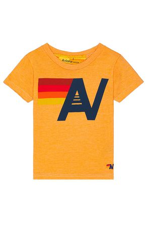 Camiseta logo kids en color amarillo talla 2 en - Yellow. Talla 2 (también en 4, 6) - Aviator Nation - Modalova