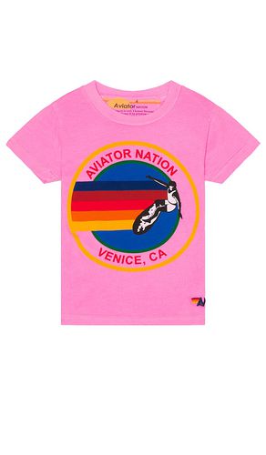 Camiseta kids en color rosado talla 2 en - Pink. Talla 2 (también en 4, 6) - Aviator Nation - Modalova