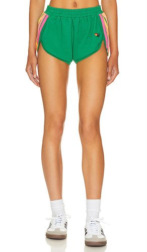 Shorts deportivos 5 stripe en color verde talla L en & - Green. Talla L (también en M, S, XL, XS - Aviator Nation - Modalova