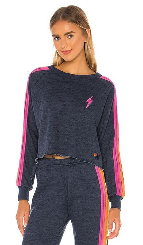 Bolt Cropped Classic Crewneck in . Taglia M, S, XS - Aviator Nation - Modalova