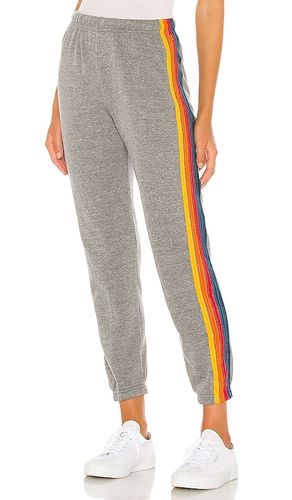 Stripe sweatpants in color grey size L in - Grey. Size L (also in M, S, XL, XS) - Aviator Nation - Modalova