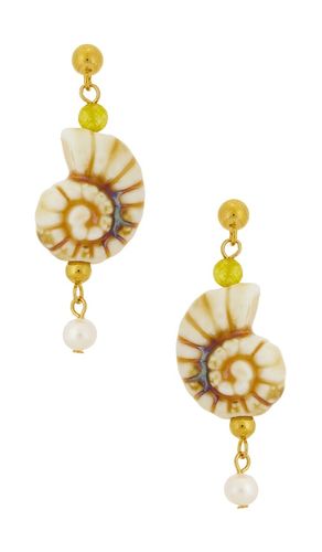 ANNI LU Seaside Earring in Cream - ANNI LU - Modalova
