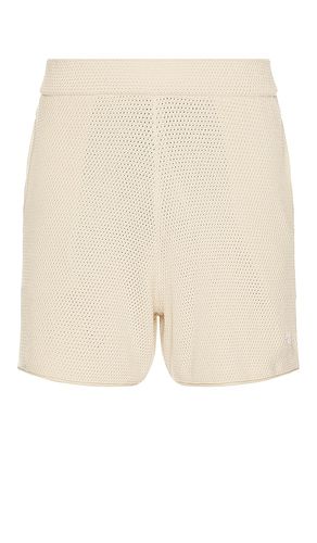 Crochet mesh shorts en color blanco talla L en - White. Talla L (también en M, S, XL/1X) - Askyurself - Modalova