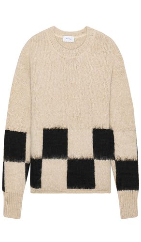 Brushed checkered knit sweater in color beige size M in & - Beige. Size M (also in XL/1X) - Askyurself - Modalova