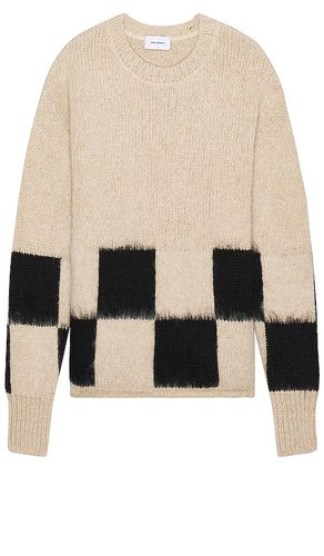 Brushed Checkered Knit Sweater in . Size XL/1X - Askyurself - Modalova