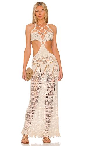 Vestido cabana en color crema talla L en - Cream. Talla L (también en XL) - Alix Pinho - Modalova