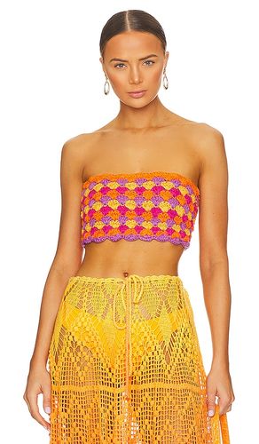 Top corto sunset en color talla L en - Orange. Talla L (también en M, S, XS) - Alix Pinho - Modalova