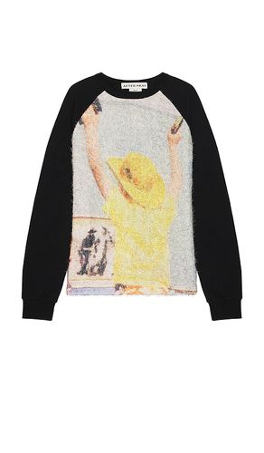 Printed Raglan Long Sleeve T-Shirt in . Size M - After Pray - Modalova