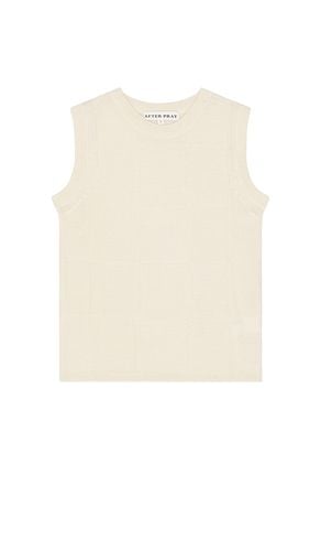 Damier Sleeveless Knit Top in . Taglia M, S - After Pray - Modalova