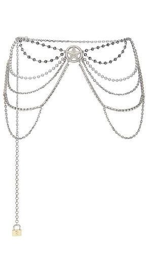 Vicky waist chain in color metallic silver size all in - Metallic Silver. Size all - Aniye Records - Modalova