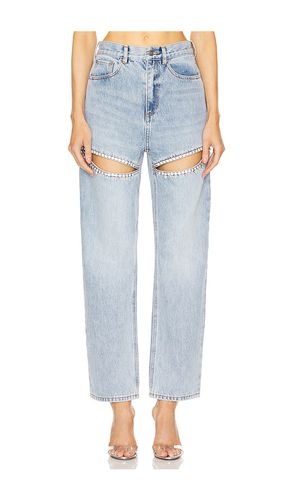 Crystal Slit Jean in . Size 29 - AREA - Modalova