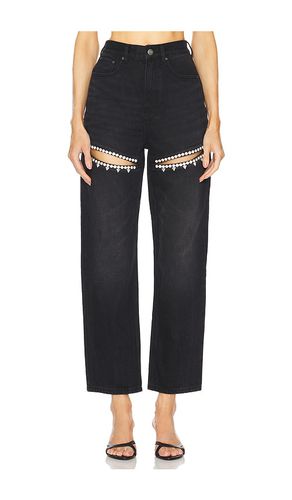 Crystal Slit Jean in . Size 26, 30 - AREA - Modalova