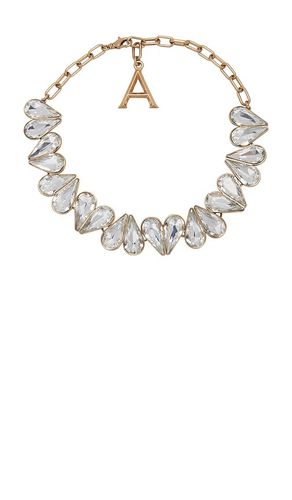 Crystal Heart Necklace in - AREA - Modalova