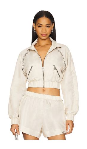 Crystal Trim Track Jacket in . Taglia S, XS - AREA - Modalova