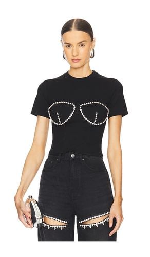 Crystal Bustier T-Shirt in . Size S, XS - AREA - Modalova