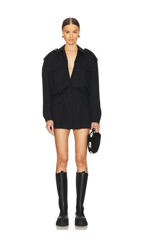 Prestyled pleated skirt mini romper en color talla 10 en - Black. Talla 10 (también en 12, 14, 2, 4, 6, 8) - Alexander Wang - Modalova