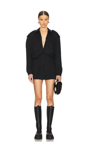 Prestyled pleated skirt mini romper en color talla 12 en - Black. Talla 12 (también en 14, 2, 4, 6, 8) - Alexander Wang - Modalova