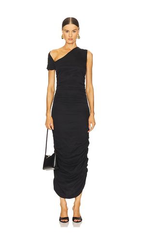 Vestido midi stasera en color negro talla S en - Black. Talla S (también en XL) - Amelie Teje - Modalova