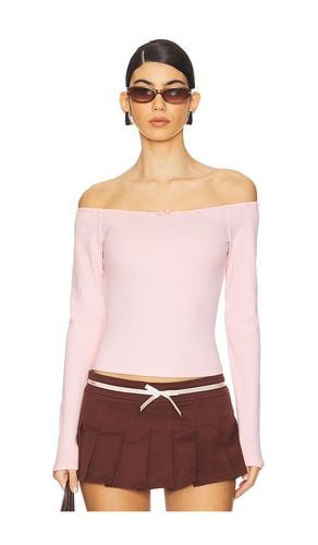 Top manga larga en color rosado talla L en - Pink. Talla L (también en M, S, XL, XS) - Amelie Teje - Modalova