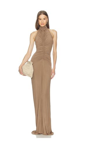 Halter Neck Front Ruched Gown in . Size 36/2. Also in 40/6 - Atlein - Modalova