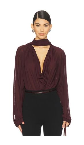 Draped Collar Blouse in . Size 34. Also in 36, 40 - Atlein - Modalova