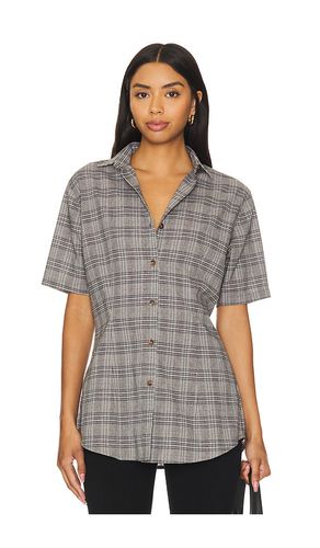 Camisa plaid tailored en color gris talla L en - Grey. Talla L (también en M, S, XL, XS, XXS) - Apres Studio - Modalova