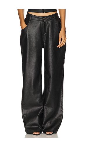 Coated Wide Leg Jean in . Taglia XS - A VINTAGE FIT - Modalova