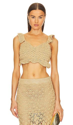 Moral top en color bronce talla XL en - Tan. Talla XL (también en XS) - AYNI - Modalova