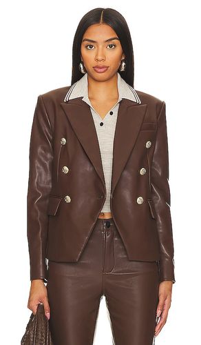 Faux leather blazer in color size 0 in - . Size 0 (also in 2, 6, 8) - BCBGMAXAZRIA - Modalova