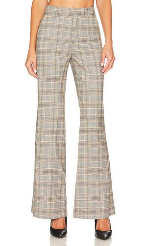 Pantalón de cuadros en color taupe talla 4 en - Taupe. Talla 4 (también en 6, 8, 10) - BCBGMAXAZRIA - Modalova