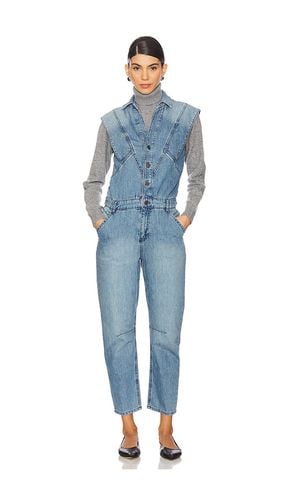 Figo jumpsuit en color denim-medium talla 34/2 en - Denim-Medium. Talla 34/2 (también en 36/4, 38/6, 40/8, 42/10, 44/12) - ba&sh - Modalova