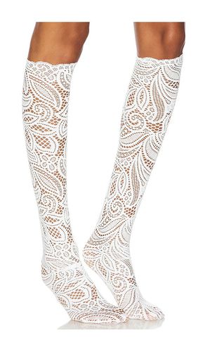 Beaufille Knee High Socks in White - Beaufille - Modalova