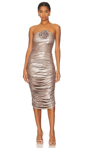 Roxanne midi dress in color metallic size L in - Metallic . Size L (also in M, S) - Bahia Maria - Modalova